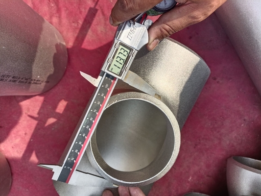 Duplex Stainless Steel Pipe Fittings Equal Tee A182 GR.F51 ASME B16.9