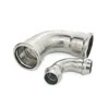 Stainless Steel SS304 SS316L Food Grade Polishing 90 Degree Elbow Bend For Pipe Fittings