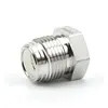 Stainless steel plug fusible fittings pipe plug tube adapter with eutectic alloy fittings