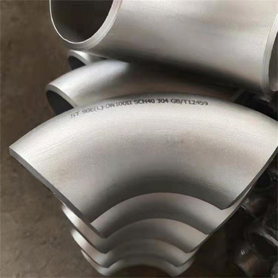 Nickel Alloy Steel Pipe Fitting 90 Degree Incoloy800 Elbow Long Radius Bend ANSI B16.9