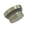 stainless steel M22*1.5 blanking plug with O-ring seal/ hexagon recess