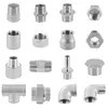 Stainless Steel Pipe Connector NPT/BSP Male Square Fitting Plug 1/2 Inch
