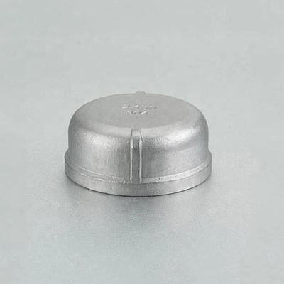 ANSI / ASME Stainless Steel Carbon Steel Threaded Cap Customizable Sizes & Material  Industrial Grade
