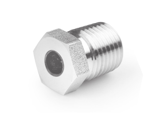 Stainless steel plug fusible fittings pipe plug tube adapter with eutectic alloy fittings