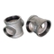 Cast Iron Tee Pipe Fittings DN40 Pipe Clamp 3/4 1''Hot Dip Galvanized Three Socket Steel Pipe Fitting NPT BSP BSPT