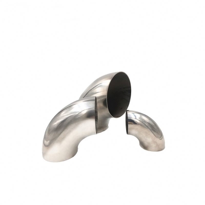 Titanium Gr1 Titanium Alloy Steel Pipe Fitting 3" Butt Welding LR Elbow SCH40 ASME B16.9