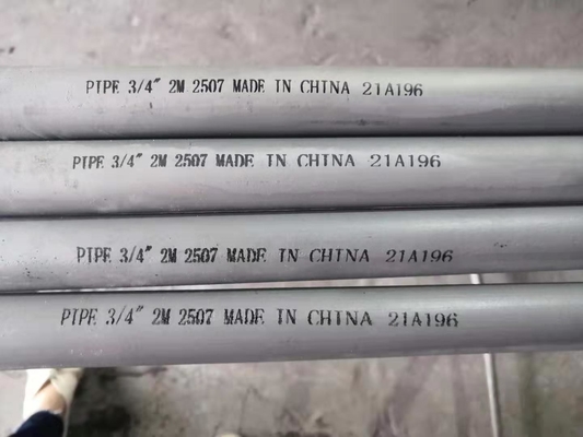 Super Duplex Seamless Pipe PE 6&quot; STD ASME B36.10M UNS S32750 Alloy Steel Round Pipe