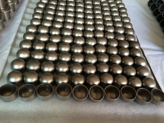 Titanium Pipe Cap ASTM B363 Ti Gr7 2'' X 1'' SCH10S X SCH40S Titanium Alloy Steel Pipe Fittings Forged