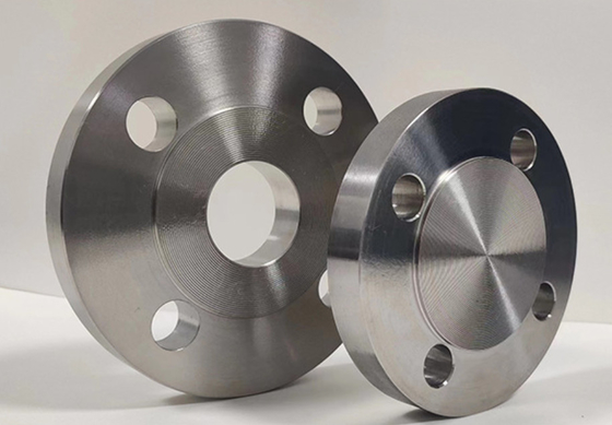 Titanium Alloy Forging Flange Gr2 Welded Neck Pipe Fittings Titanium Flange For Sale