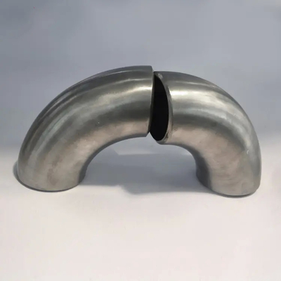 90 / 45 / 180 Degree Titanium Alloy Elbows Butt Welding Elbow Titanium Pipe Fittings