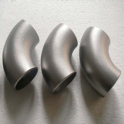 90 / 45 / 180 Degree Titanium Alloy Elbows Butt Welding Elbow Titanium Pipe Fittings