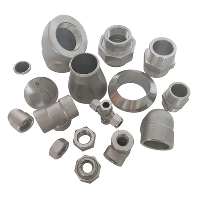 Nickel Alloy Pipe Fitting Butt Welding Alloy Elbow Tee Coupling Weldolet For Vessel
