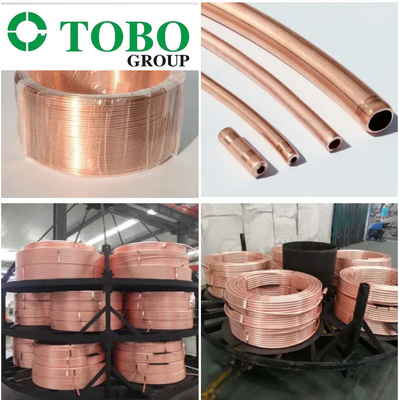 18*1mm Copper Pipe Straight Copper Tube Length C71500 C12200 Alloy Copper Nickel Tube