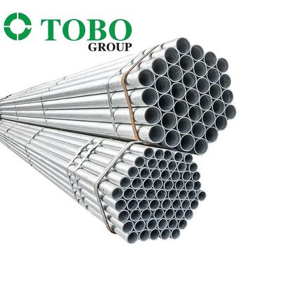 Zinc Coated ASTM A52 A671 Seamless Steel Pipe ERW Galvanized Pipe For Construction