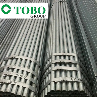 GI Steel Pipe round BS 1387 Welded Galvanized ERW Round Hollow Section Steel Pipe Round Scaffold Tube Zinc coated Steel