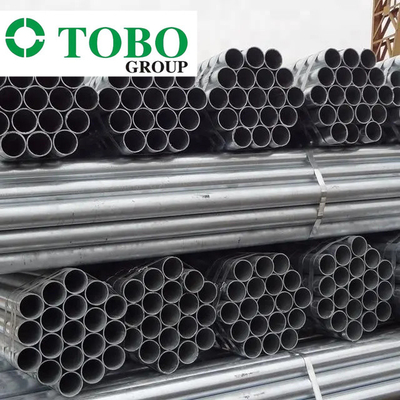 GI Steel Pipe round BS 1387 Welded Galvanized ERW Round Hollow Section Steel Pipe Round Scaffold Tube Zinc coated Steel