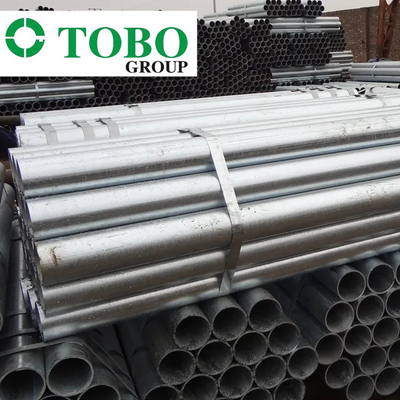 GI Steel Pipe round BS 1387 Welded Galvanized ERW Round Hollow Section Steel Pipe Round Scaffold Tube Zinc coated Steel