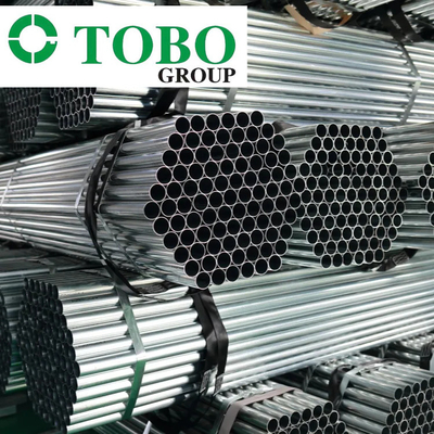 ASTM A53 schedule 40 bs1387 greenhouse ms pre zinc coated round steel tube pipe for construction