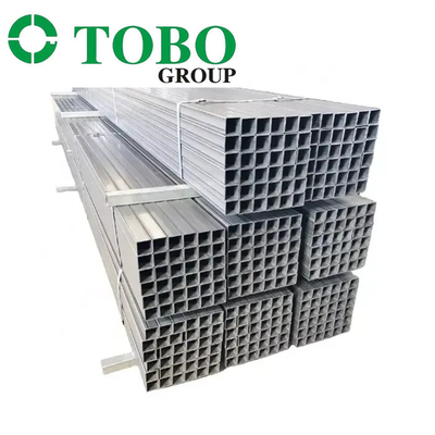 Hot selling ERW steel square tubing standard sizes, pre zinc coated square galvanized steel pipe