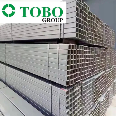 Hot selling ERW steel square tubing standard sizes, pre zinc coated square galvanized steel pipe