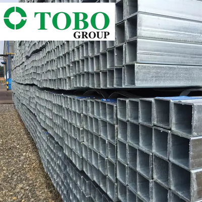 Hot selling ERW steel square tubing standard sizes, pre zinc coated square galvanized steel pipe