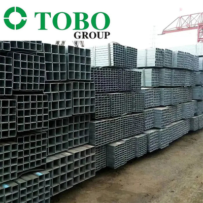 Hot selling ERW steel square tubing standard sizes, pre zinc coated square galvanized steel pipe