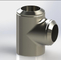 Butt Welding Fittings 1/2&quot;-24&quot; Customized Size Sch10 Nickel Alloy Tee For Chemical Industry