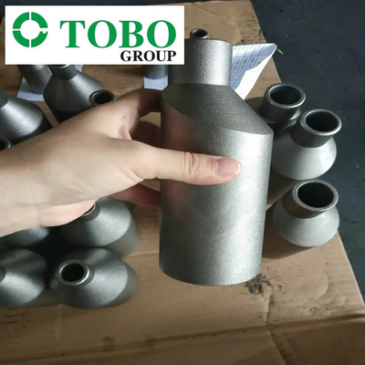 Titanium Alloy Steel Pipe Fittings ASTM B363 Ti Gr7 2'' x 1'' SCH10S x SCH40S Titanium Alloy Swage Nipple