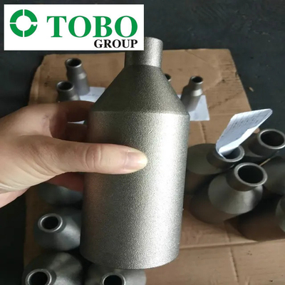 Titanium Alloy Steel Pipe Fittings ASTM B363 Ti Gr7 2'' x 1'' SCH10S x SCH40S Titanium Alloy Swage Nipple