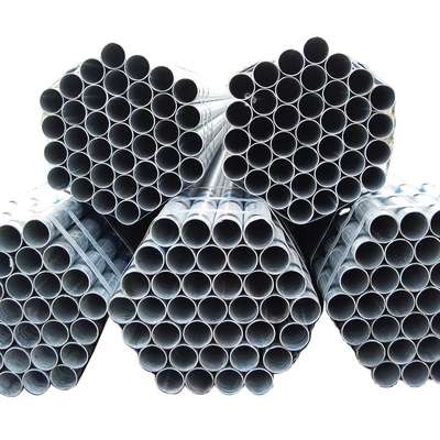 Galvanized Round Steel Tube Galvanized Hot Dipped Seamless Carbon Steel Pipe For Building