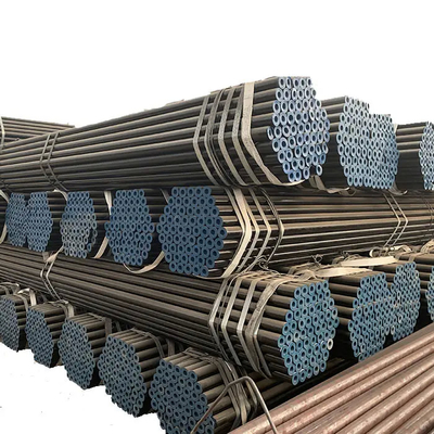 API 5L / ASTM A106 / A53 Grad B Seamless Carbon Steel Pipe Black Painted Round Tube