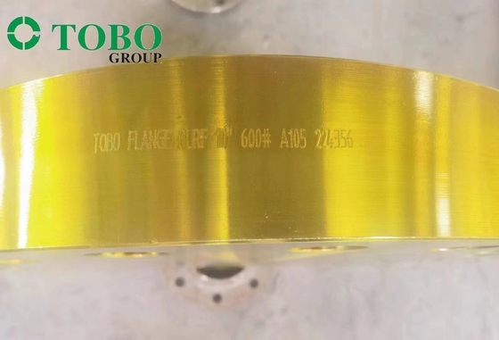 TOBO  GOLD COLOR FLANGE A105 WN  RF/ BL RF FLANGE COATING AS YOU CUSTOMIZED