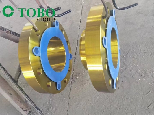 TOBO  GOLD COLOR FLANGE A105 WN  RF/ BL RF FLANGE COATING AS YOU CUSTOMIZED