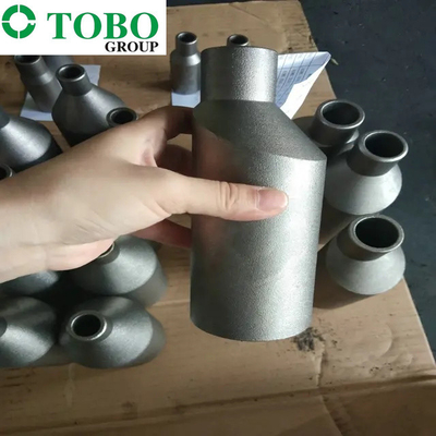 Titanium Alloy Steel Pipe Fittings ASTM B363 Ti Gr7 2'' x 1'' SCH10S x SCH40S Titanium Alloy Swage Nipple