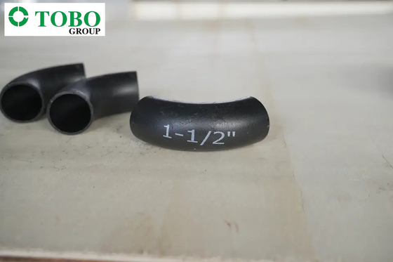 TOBO Customed Size A234 WP5 Alloy Steel Pipe Fittings / 90 Degree Welded Elbow