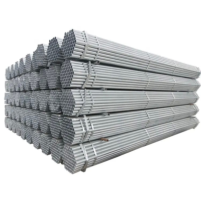 Hot Dip Galvanized Steel Round Tube 12M 2mm Thickness Welded Carbon Steel Round Pipes