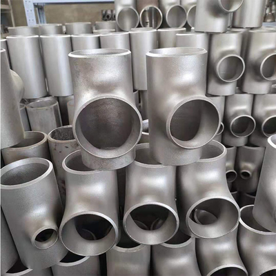 Nickel Alloy Steel Pipe Fittings Reducing Tee 6&quot;X4&quot; SCH80 Incoloy800H ASME B16.9