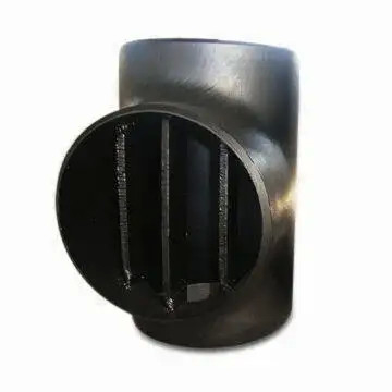 High Quality Nickel Alloy Barred Equal Tee ASME B16.9 4 Inch SCH20 Black Painting