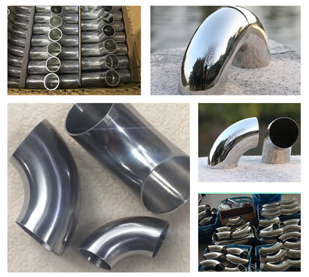 Hot Sales Stainless Steel Pipe Fittings 45 Degree LR BW Elbow OD 3&quot; Customized  SCH40S A403 Gr.321 Fittings