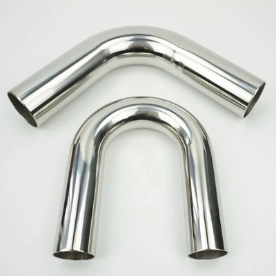 TOBO Customized SCH 80 U Bent Round Steel Tubing , 3mm Thickness Stainless Steel Welded Pipe