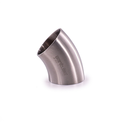 Metal Nickel Alloy Inconel 600 High Quality 45 Degree Butt Welding Elbow  ASME B16.9 1 To 24 Inch Silver