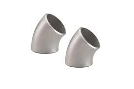 Metal Nickel Alloy Inconel 600 45 Degree Butt Welding Elbow  ASME B16.9 1 To 24 Inch Silver