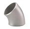 Metal Nickel Alloy Inconel 625 Best 45 Degree Butt Welding Elbow  ASME B16.9 Customized Size Silver