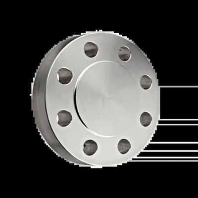 ISO Approved Round Alloy Steel Flange in Yellow Transparent Zinc Plated Finish