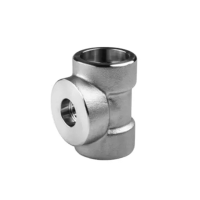 ASME B16.9 Threaded Tee Variable Sizes Range From NPS1/2"-60" Fast Delivery Low MOQ Customizable Material I.g. Carbon Steel Stainless Steel