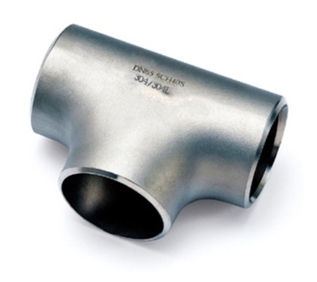 ASME B16.9 Butt Welding Equal Tee Customizable Material I.g. Carbon Steel Stainless Steel NPS1/2"-60" Fast Delivery Low MOQ