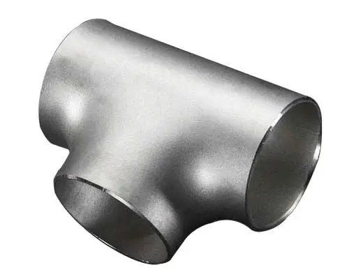 ASME B16.9 Butt Welding Equal Tee Customizable Material I.g. Carbon Steel Stainless Steel NPS1/2"-60" Fast Delivery Low MOQ