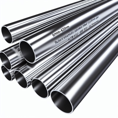 6mm-630mm Outer Diameter Austenitic Stainless Steel Pipe with ASTM A312 Standard and Annealing Treatment