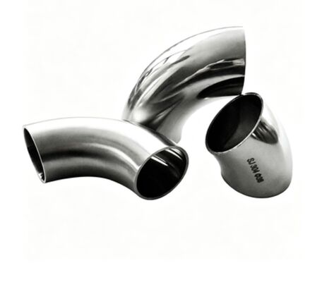 Polished 304 Stainless Steel Elbow, 90 Degree Butt Weld Fitting for Plumbing