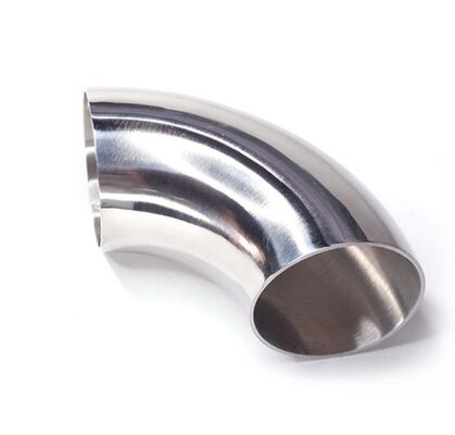 Polished 304 Stainless Steel Elbow, 90 Degree Butt Weld Fitting for Plumbing
